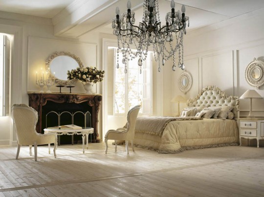 classic bedroom interiors