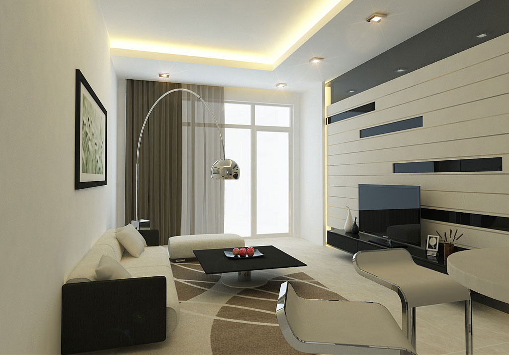 living room wall modern decor striped rooms coming keep interior