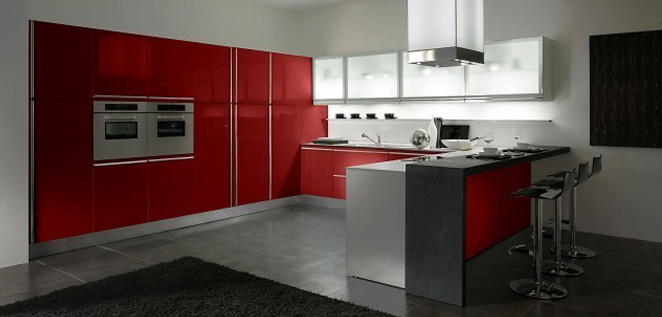 Awesome Modern Red Kitchen Designs - Kitchen Design Ideas - Interior ...