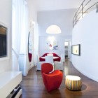 White Loft Hall and TV Room from Milan