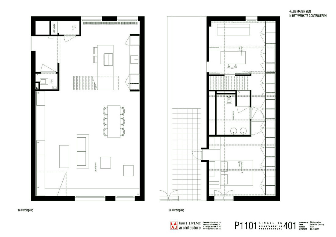 Sketch of The Apartment Floorplan Design