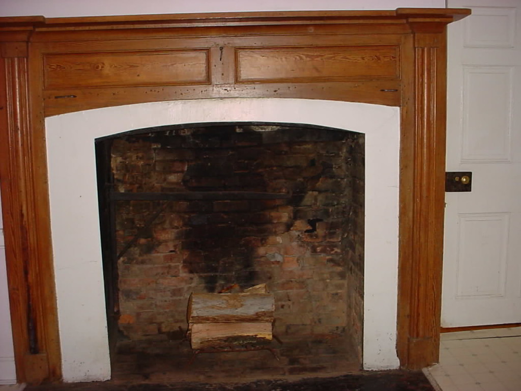 Antique Woodframe Fireplace Old Cooking Fireplace Crane Design