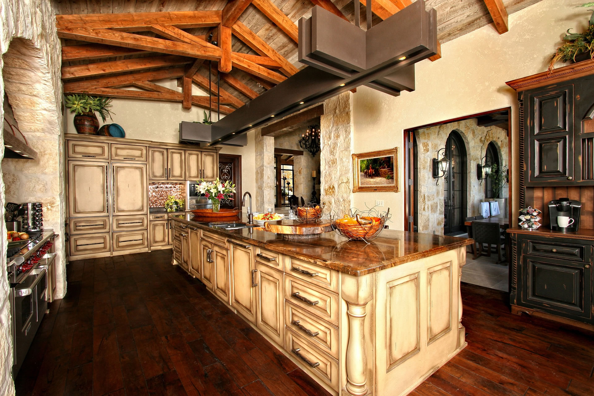 rustic kitchen design india